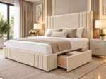 Newyork style Divan Bed Set With Tall Headboard & Footboard - Image 3