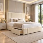 Newyork style Divan Bed Set With Tall Headboard & Footboard - Image 2