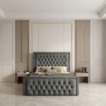 Pink Rose Ottoman Storage Bed Frame – view 2
