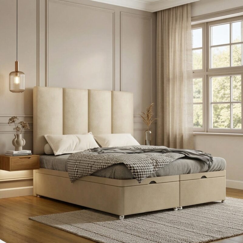 Nicola Ottoman Storage Divan Bed Set