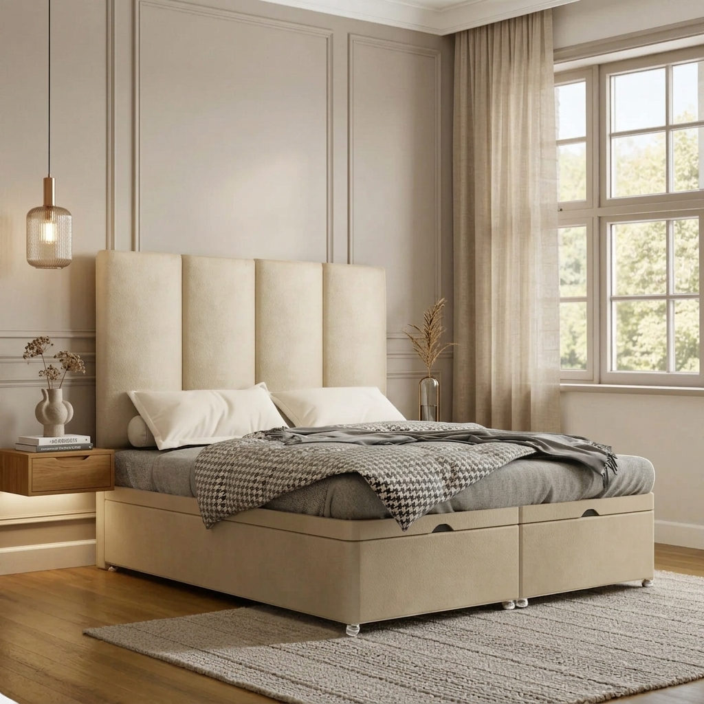 Nicola Ottoman Storage Divan Bed Set