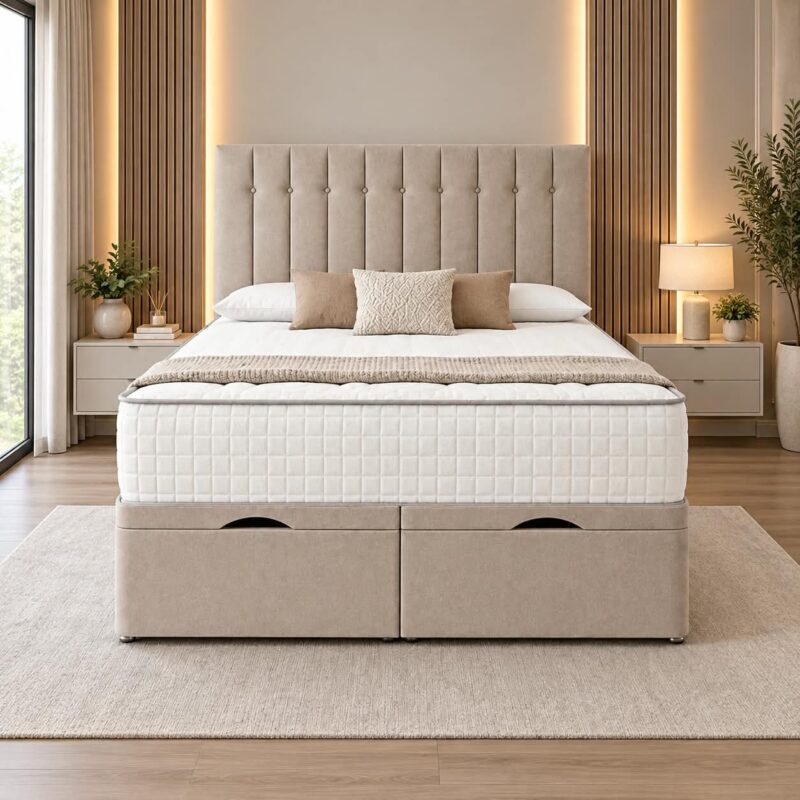 Faye Ottoman Storage Divan Bed Set