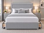 Armor Divan Bed Set With Tall Headboard - Image 3