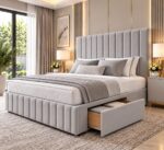 Palm Beach Divan Bed Set With Tall Headboard and Footboard - view 3